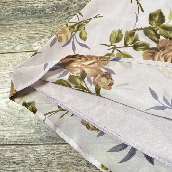🩷Necessary objects purple floral midi skirt - Picture 3 of 5